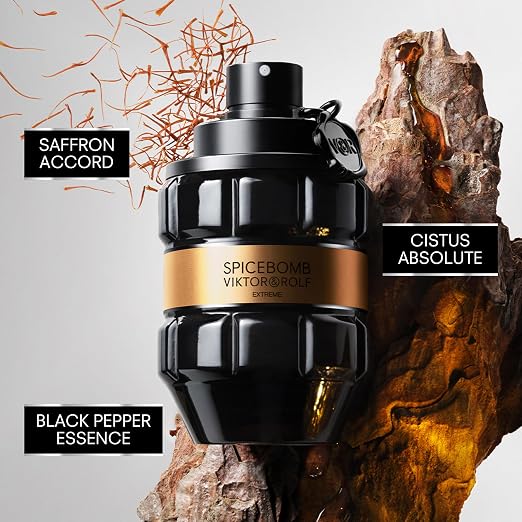 Viktor & Rolf Spicebomb Extreme Eau de Parfum for Men 3.0 oz / 90 ml