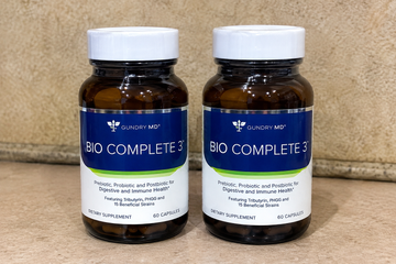 Gundry MD Bio Complete 3™ Pack of 2 – 120 Capsules | Prebiotic Probiotic & Postbiotic Gut Health Supplement