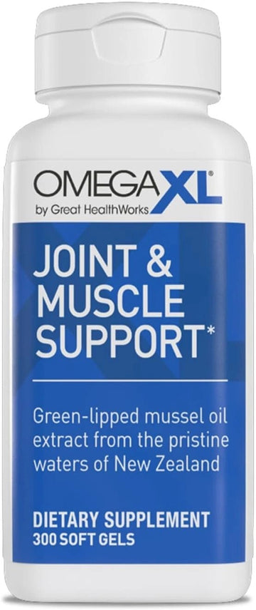 OmegaXL 300 Count Soft Gels – Joint & Muscle Health Support Supplement, Green-Lipped Mussel Oil, USA Stock