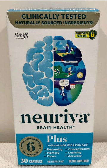 Neuriva Brain Health Plus, 30 Capsules – Brain Health, Memory & Focus Support Supplement