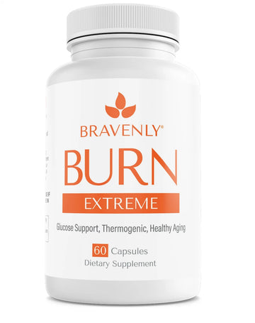 Bravenly Burn Extreme Dietary Supplement, 60 Capsules – Metabolism & Glucose Health Support