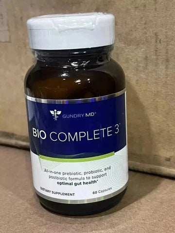 Gundry MD Bio Complete 3 Supplement – 60 Capsules | Triple-Biotic Gut Health Support